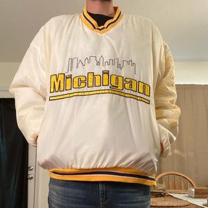 University of Michigan Vintage Padded Windbreaker